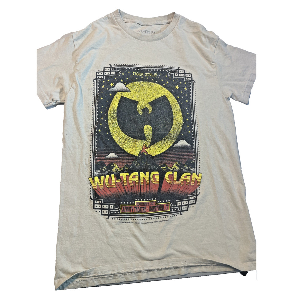 Wu Tang Clan Tiger Style Tour Tee 2022 Hartford Graphic Shirt S